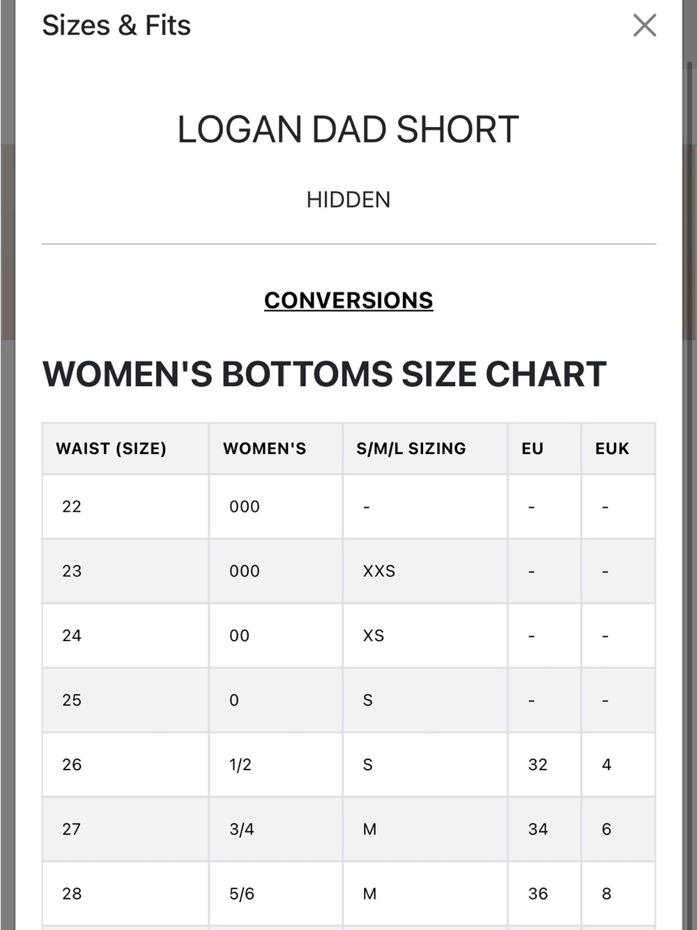 NWT Hidden Logan Short - Picture 8 of 8